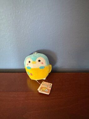 NWT 3” Takashoji Mini Penguin in A Cup Plush Keychain Round 1
